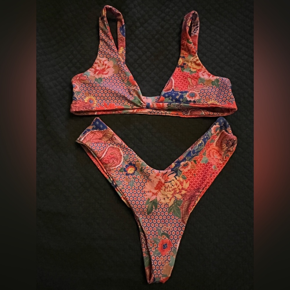Skatie Floral Bikini Set - Multicolor